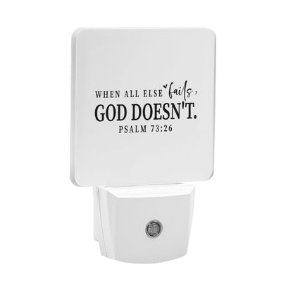When All Else Fails Christian Night Light For Kids - ClaimedbyGodDesigns