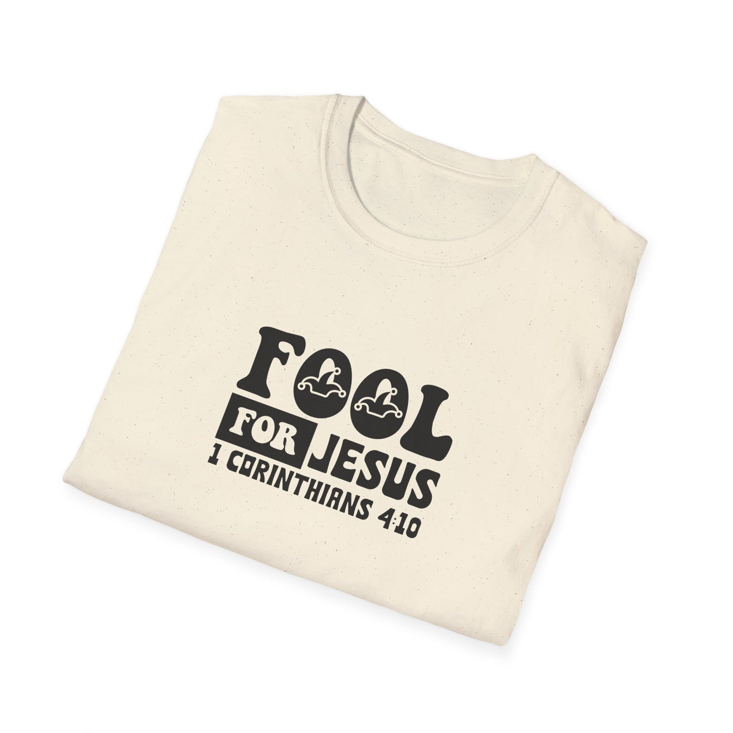 Fool For Jesus Funny Unisex Christian T-shirt