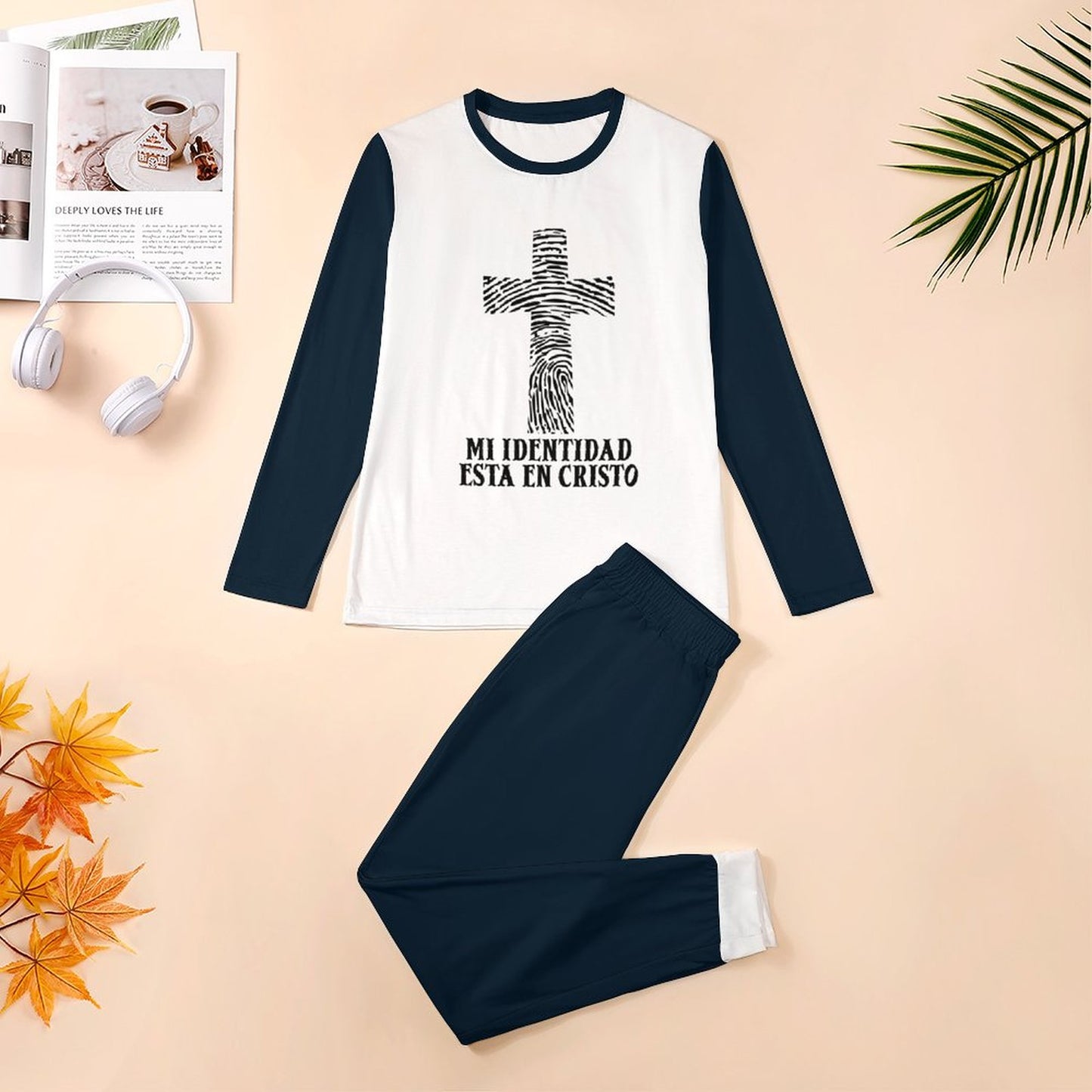 Mi Identidad Spanish Men's Christian Pajama Set