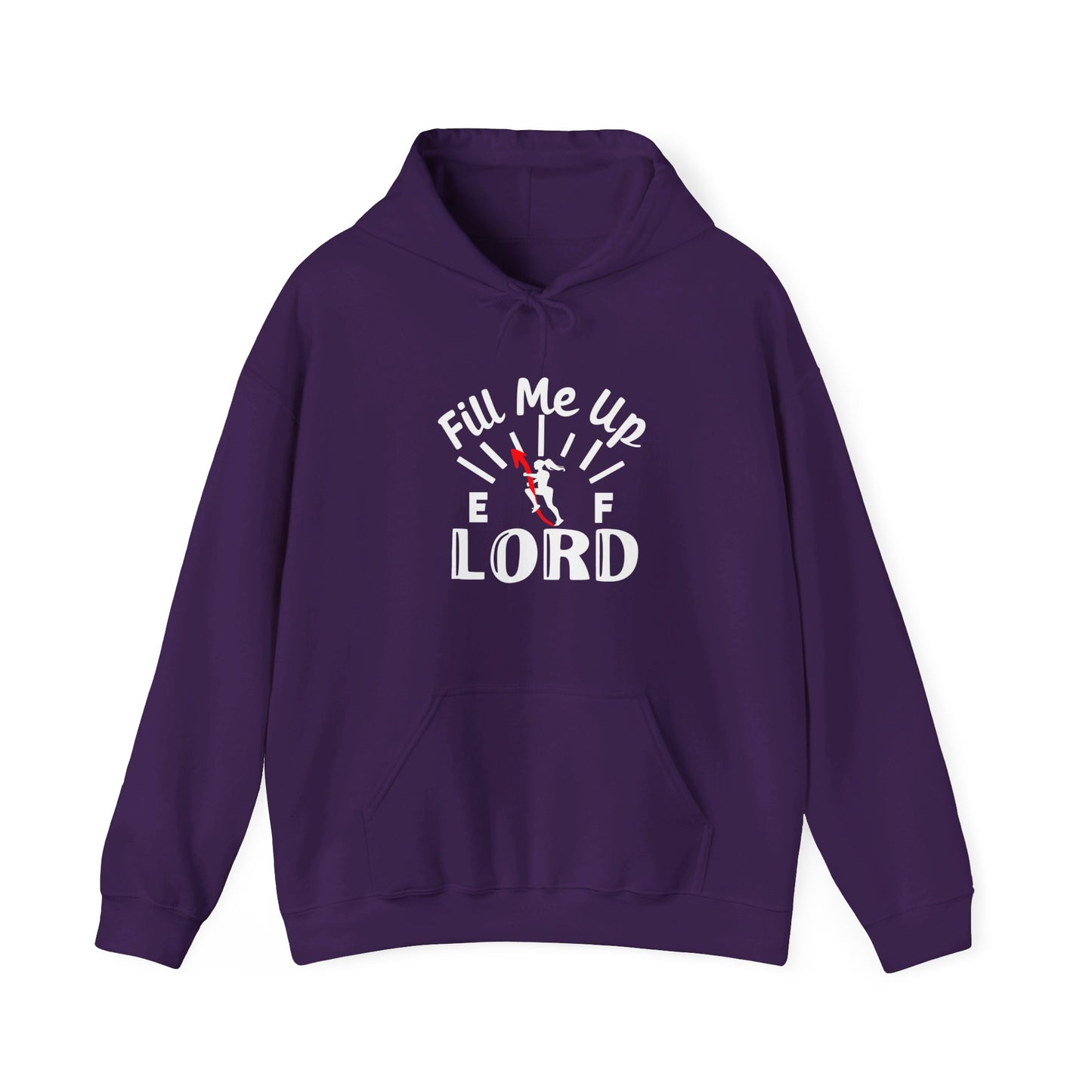 Fill Me Up Lord Funny Unisex Christian Pullover Hooded Sweatshirt