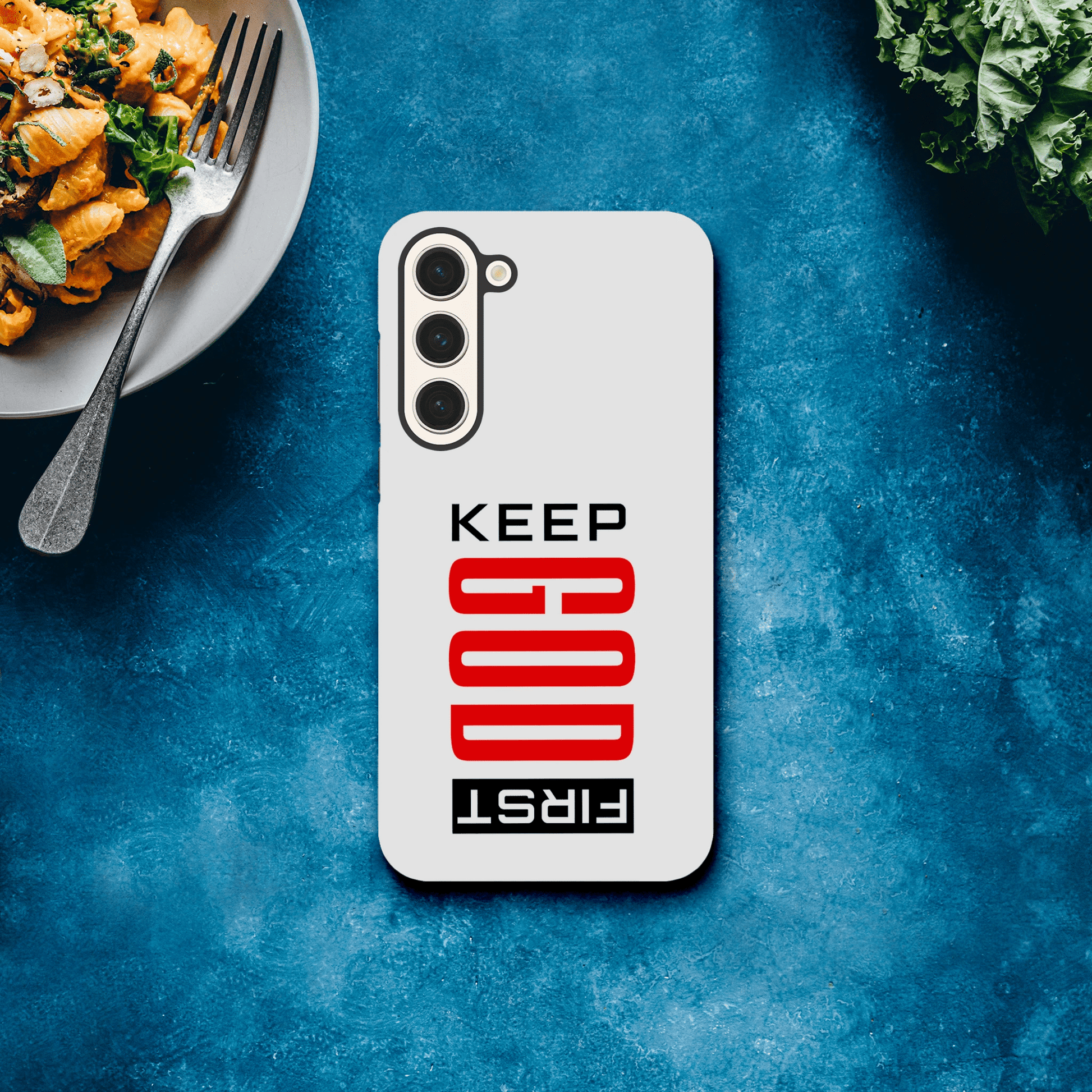 Keep Him First Christian Tough Phone Case For Samsung Galaxy - ClaimedbyGodDesigns