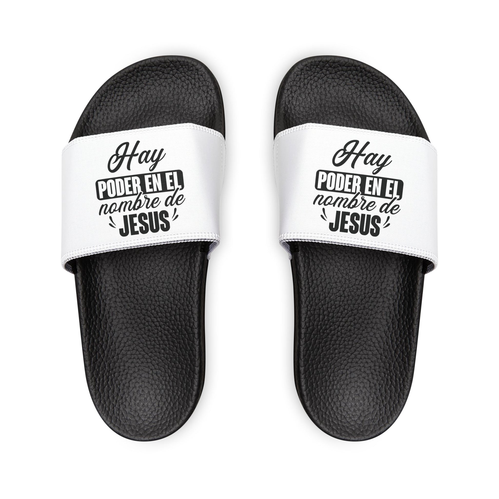 Faith - Inspired Youth Spanish Sandals | Summer Footwear, Vacation Slides, Casual Shoes, Christian Gifts for Kids, Stylish Comfort - ClaimedbyGodDesigns