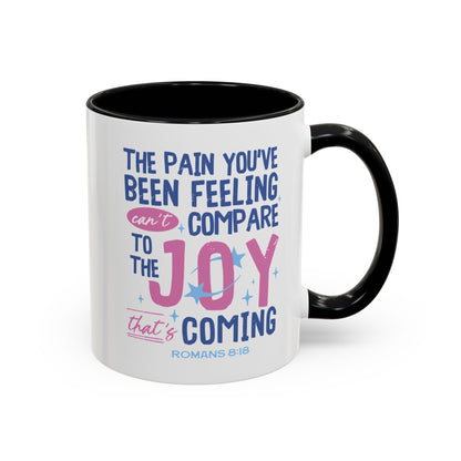 Inspirational Coffee Mug - Joyful Encouragement with Romans 8:18
