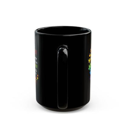 Autism Sister Mug - Empowering Black Coffee Cup for Support and Understanding