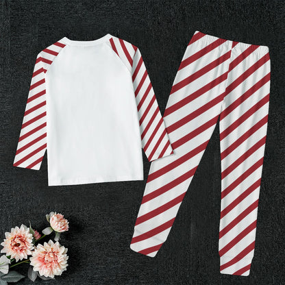 Santa Christmas Is For Him Christian Kid's Christmas Pajamas