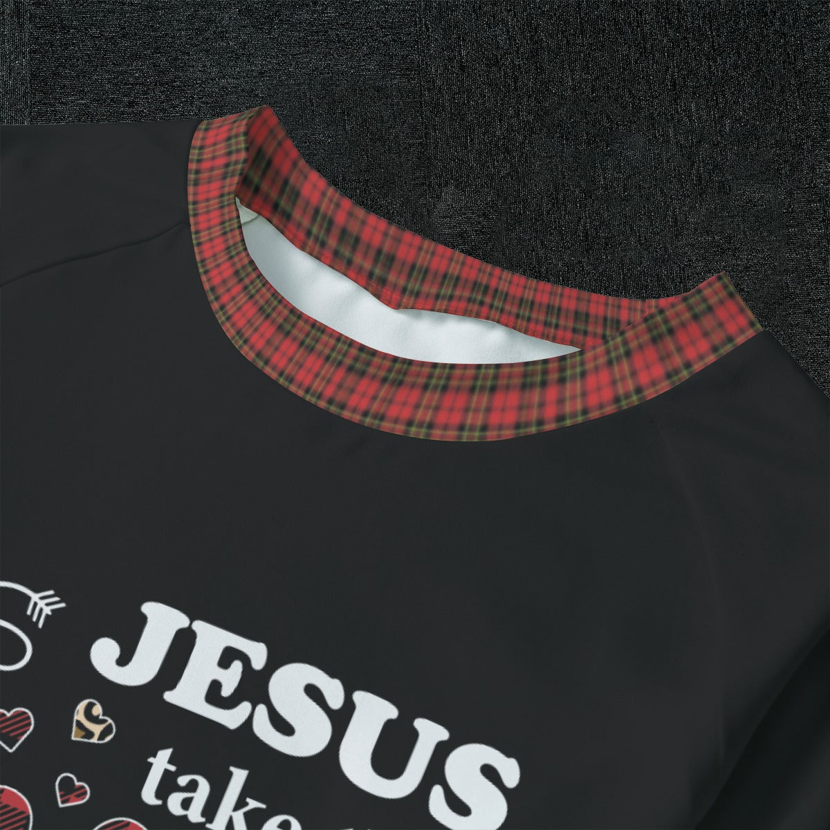 Take The Wheel Christian Kid's Raglan Sleeve Pajamas With Wide Ankles