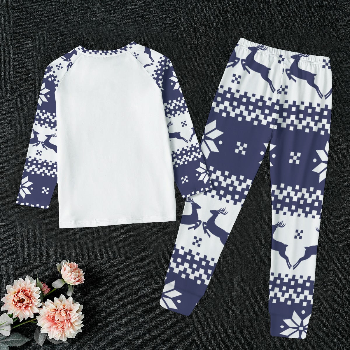 Snowbody Loves You Like Him Christian Kid's Christmas Pajamas