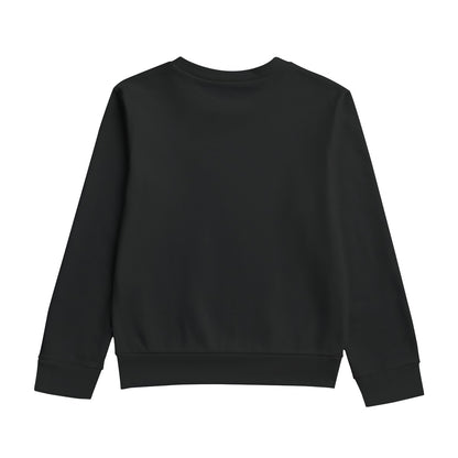 He Is The Reason For The Season Christian Kid's Round Neck Christmas Sweatshirt