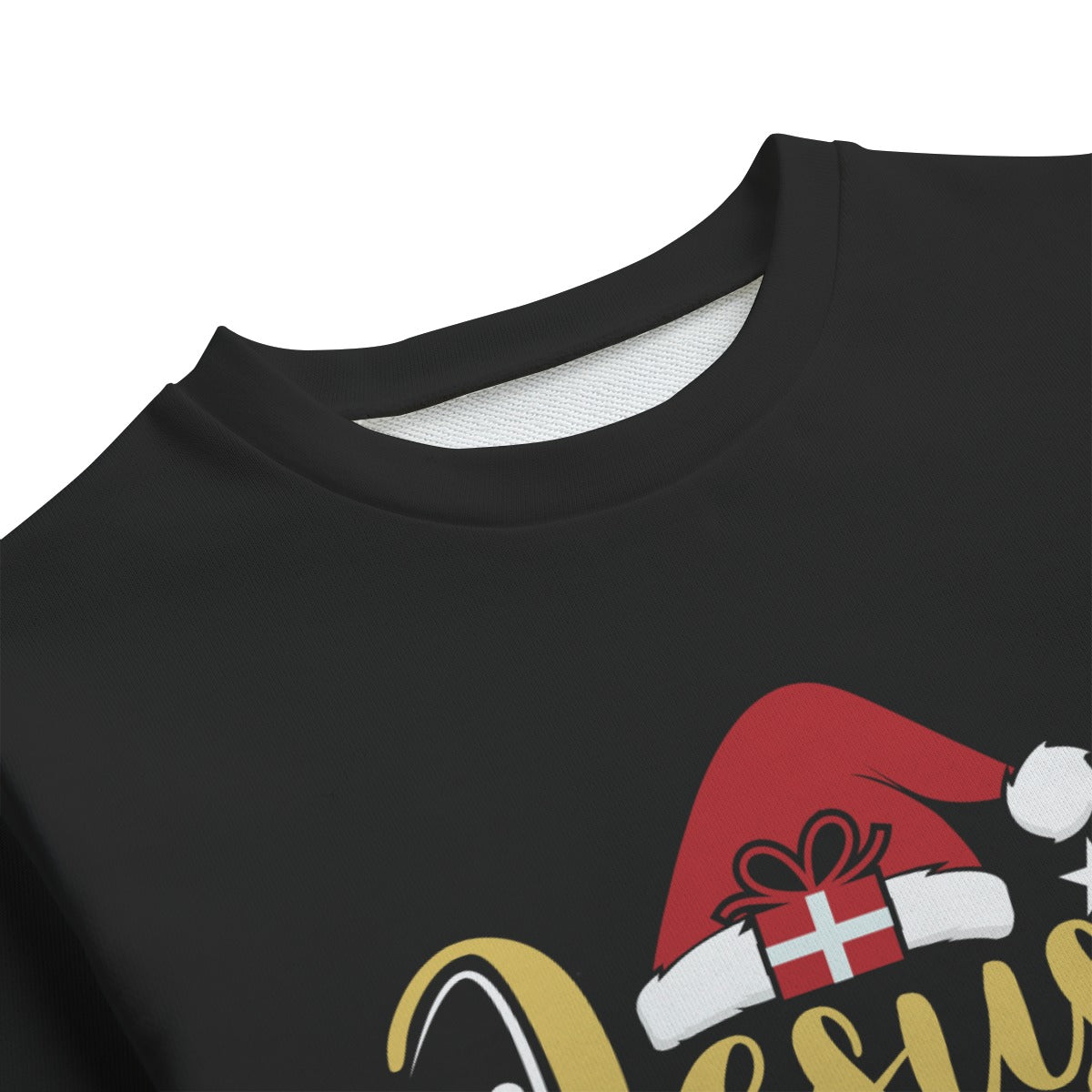 He Is The Reason For The Season Christian Kid's Round Neck Christmas Sweatshirt