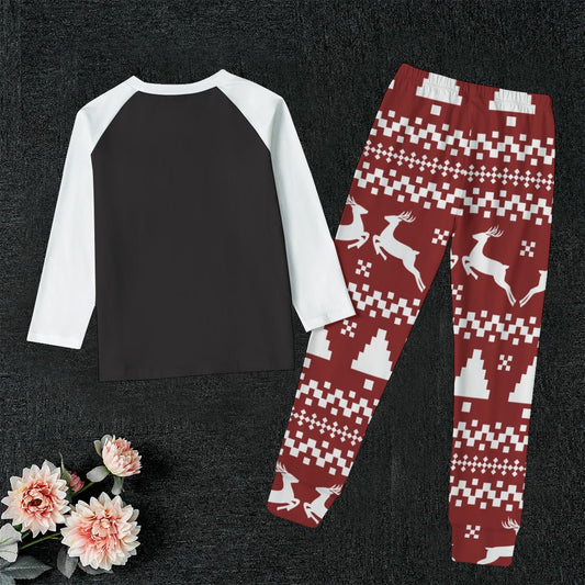 He Is The Reason For The Season Christian Kid's Christmas Sleep Pajamas - ClaimedbyGodDesigns