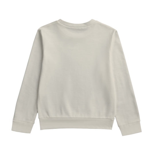 He Loves Me – Christian Kid's Round Neck Sweatshirt Faith - Inspired Apparel - ClaimedbyGodDesigns
