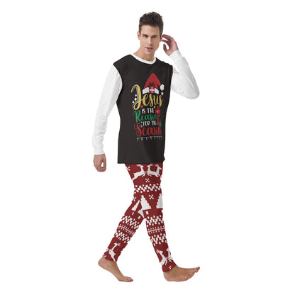 He Is The Reason For The Season Men's Christian Christmas Pajamas
