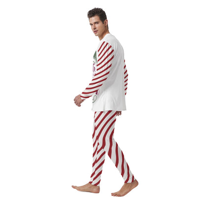 Santa Christmas Is For Him Men's Christian Christmas Pajamas