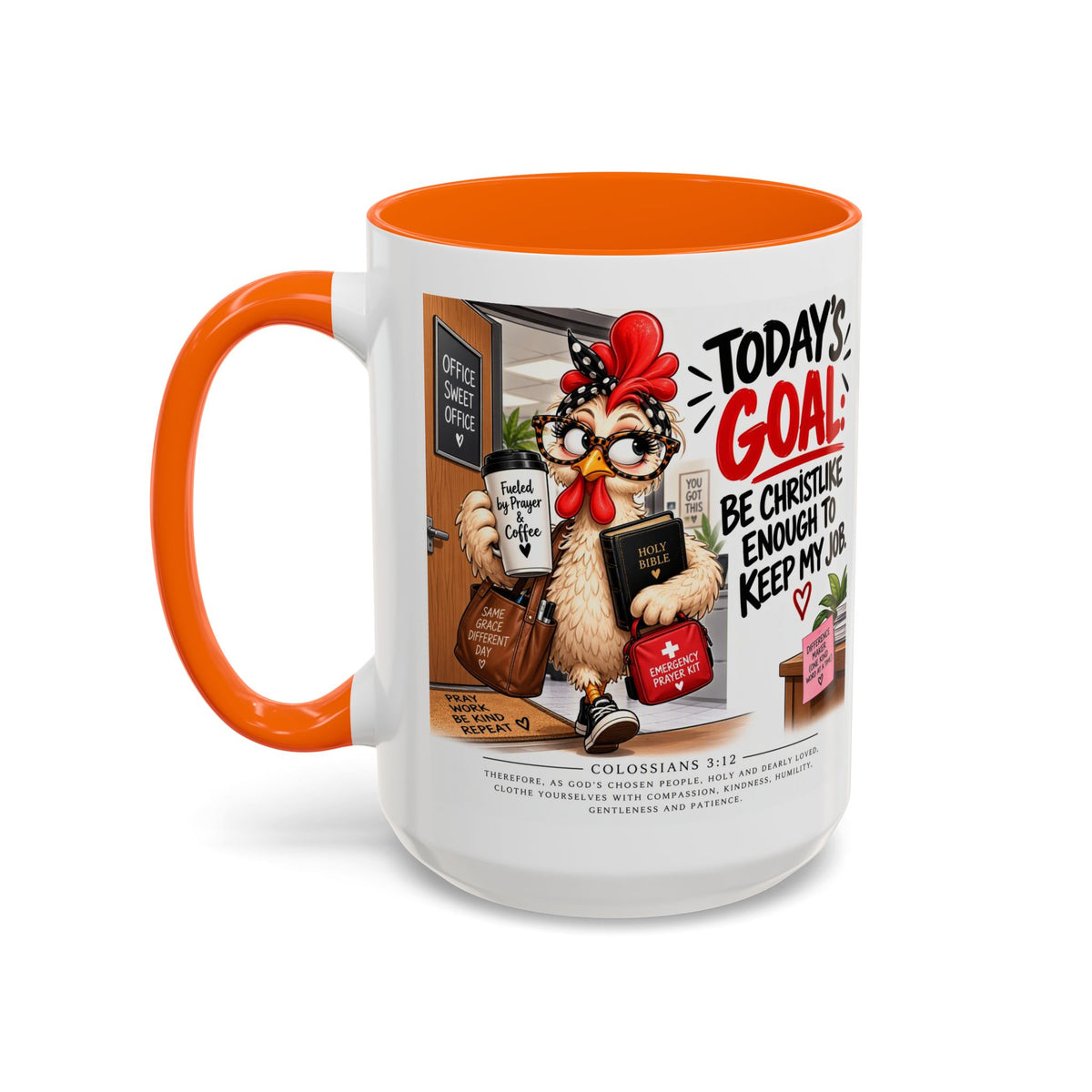 Today's Goal Christian Coffee Mug – Be Christlike Inspirational Bible Verse Mug