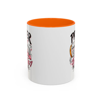 Prayer Is My Favorite Medicine Accent Coffee Mug – Inspirational Religious Gift