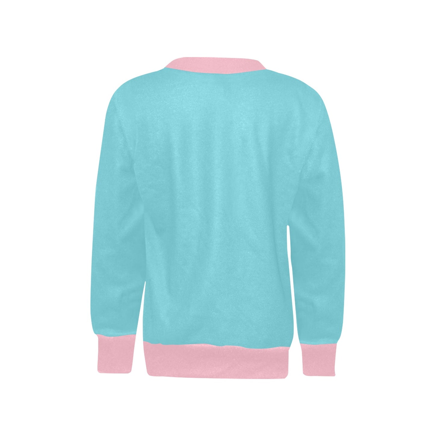 Created With A Purpose Girls' All Over Print Crew Neck Sweater - ClaimedbyGodDesigns