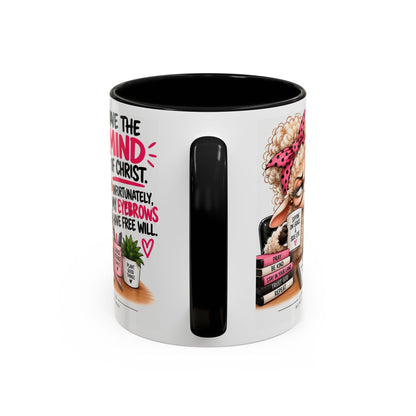 Christian Coffee Mug – "I Have the Mind of Christ" Funny Sheep Design (11/15 oz)