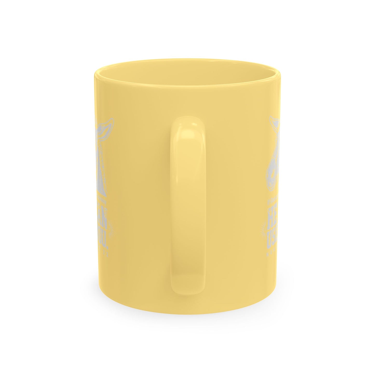 Donkey Wisdom Christian Multicolor Ceramic Mug — "If God Can Use A Donkey, He Can Use You" Faith & Farmhouse Coffee Cup