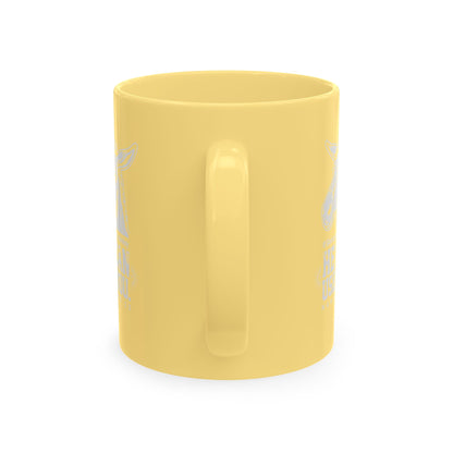 Donkey Wisdom Christian Multicolor Ceramic Mug — "If God Can Use A Donkey, He Can Use You" Faith & Farmhouse Coffee Cup