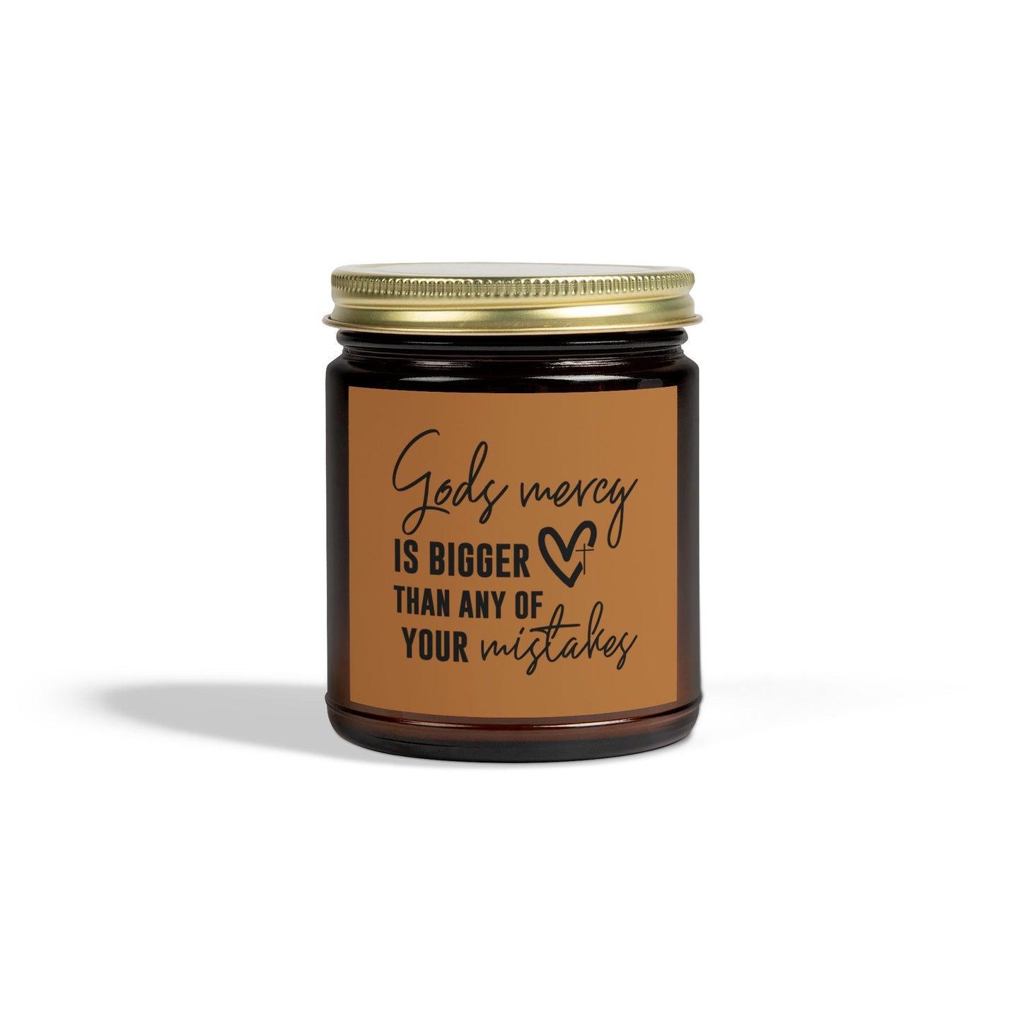 God's Mercy Is Bigger Than Any Of Your Mistakes Christian Scented Candle (4oz, 9oz)