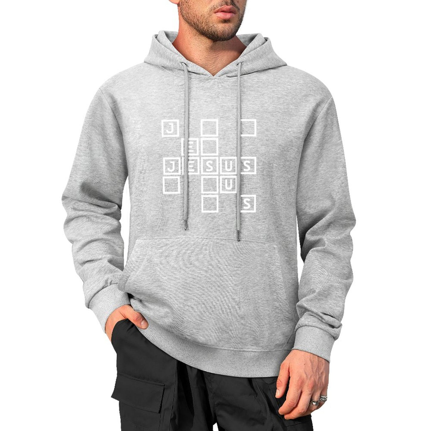 Jesus Men's Christian Pullover Hooded Sweatshirt