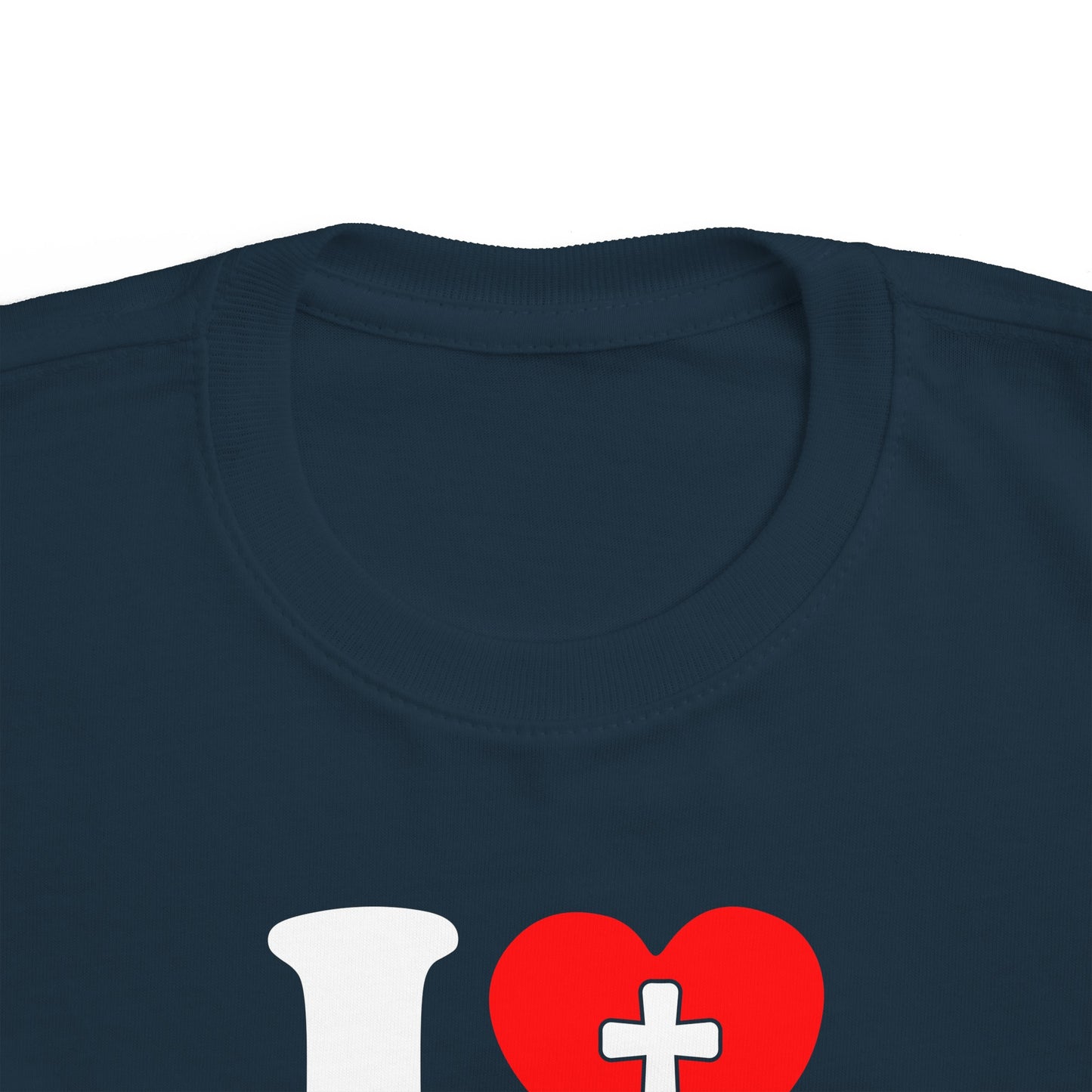 I Love Faith Toddler's Christian T-shirt Printify