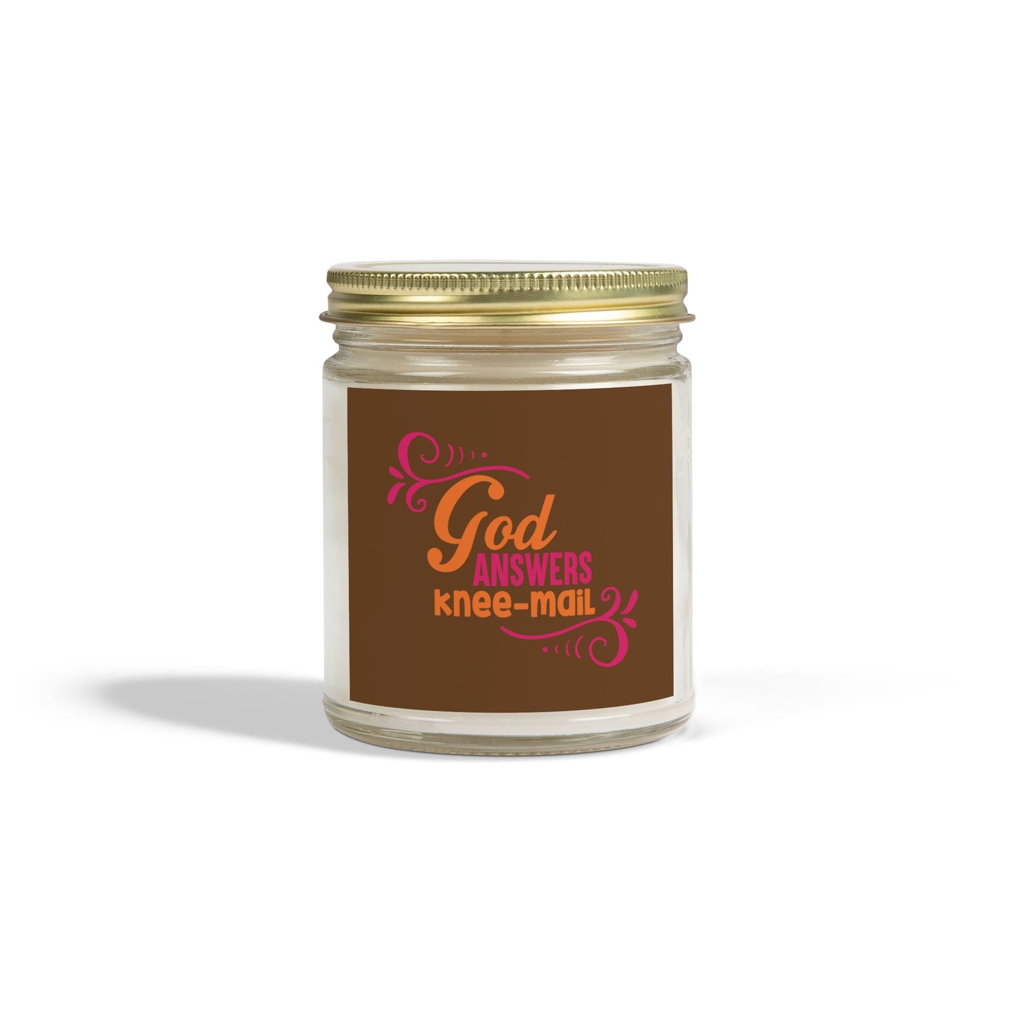 God Answers Knee Mail Christian Scented Candle (4oz, 9oz)