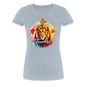 Fearless in Faith Christian Women’s Premium T-Shirt - heather ice blue