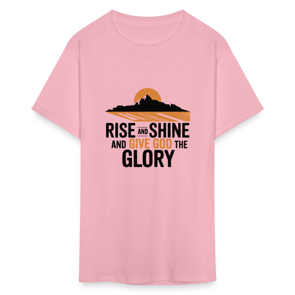 Rise and Shine Christian Unisex Classic T-Shirt - pink