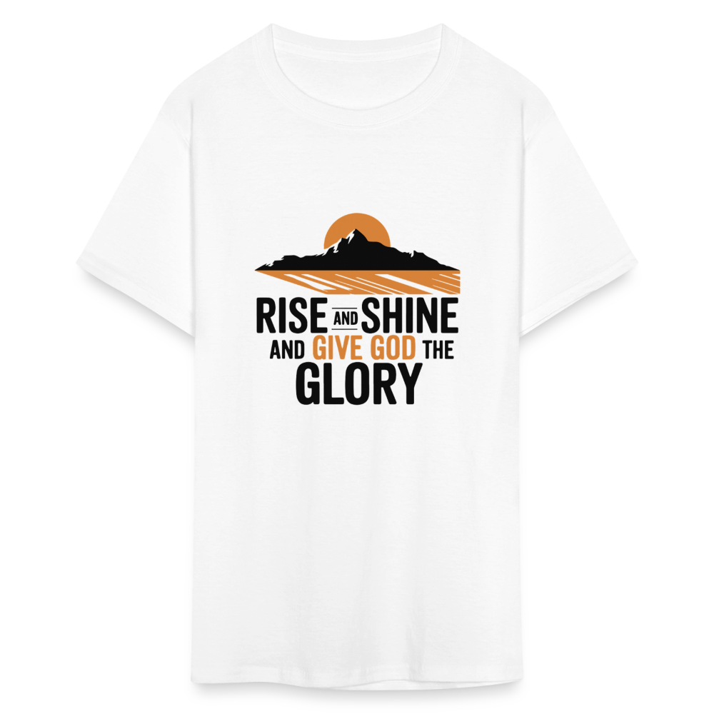 Rise and Shine Christian Unisex Classic T-Shirt - white