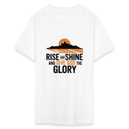 Rise and Shine Christian Unisex Classic T-Shirt - white