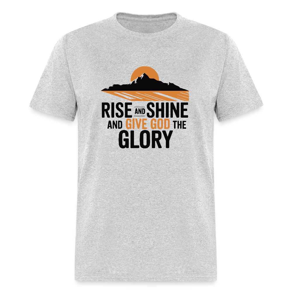 Rise and Shine Christian Unisex Classic T-Shirt - heather gray