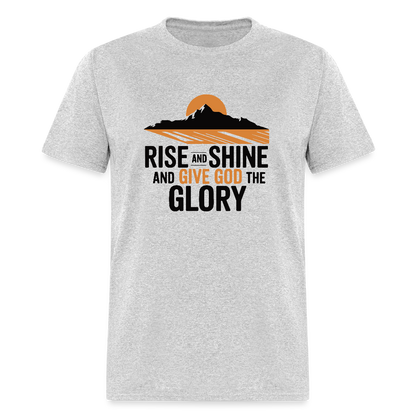 Rise and Shine Christian Unisex Classic T-Shirt - heather gray