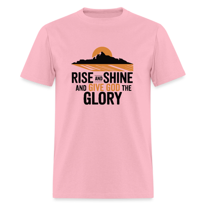 Rise and Shine Christian Unisex Classic T-Shirt - pink