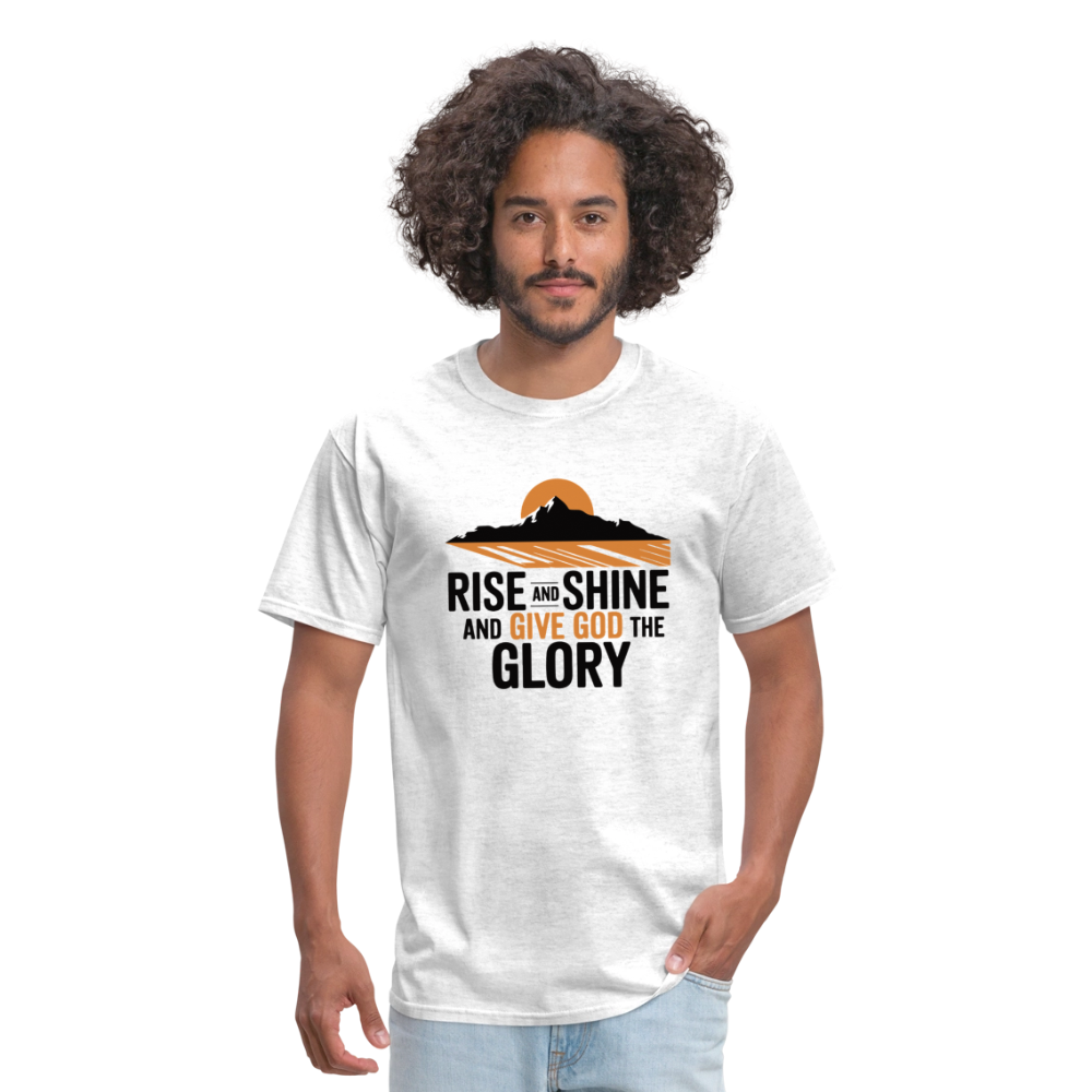 Rise and Shine Christian Unisex Classic T-Shirt - light heather gray