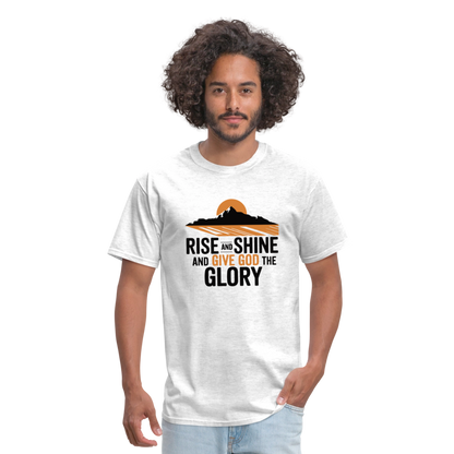 Rise and Shine Christian Unisex Classic T-Shirt - light heather gray