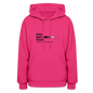 Pray Wait Trust Women's Christian Hooded Sweatshirt - fuchsia