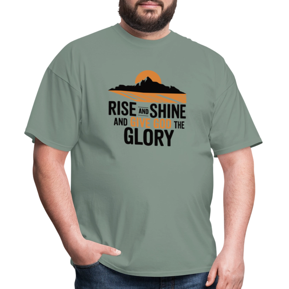 Rise and Shine Christian Unisex Classic T-Shirt - sage