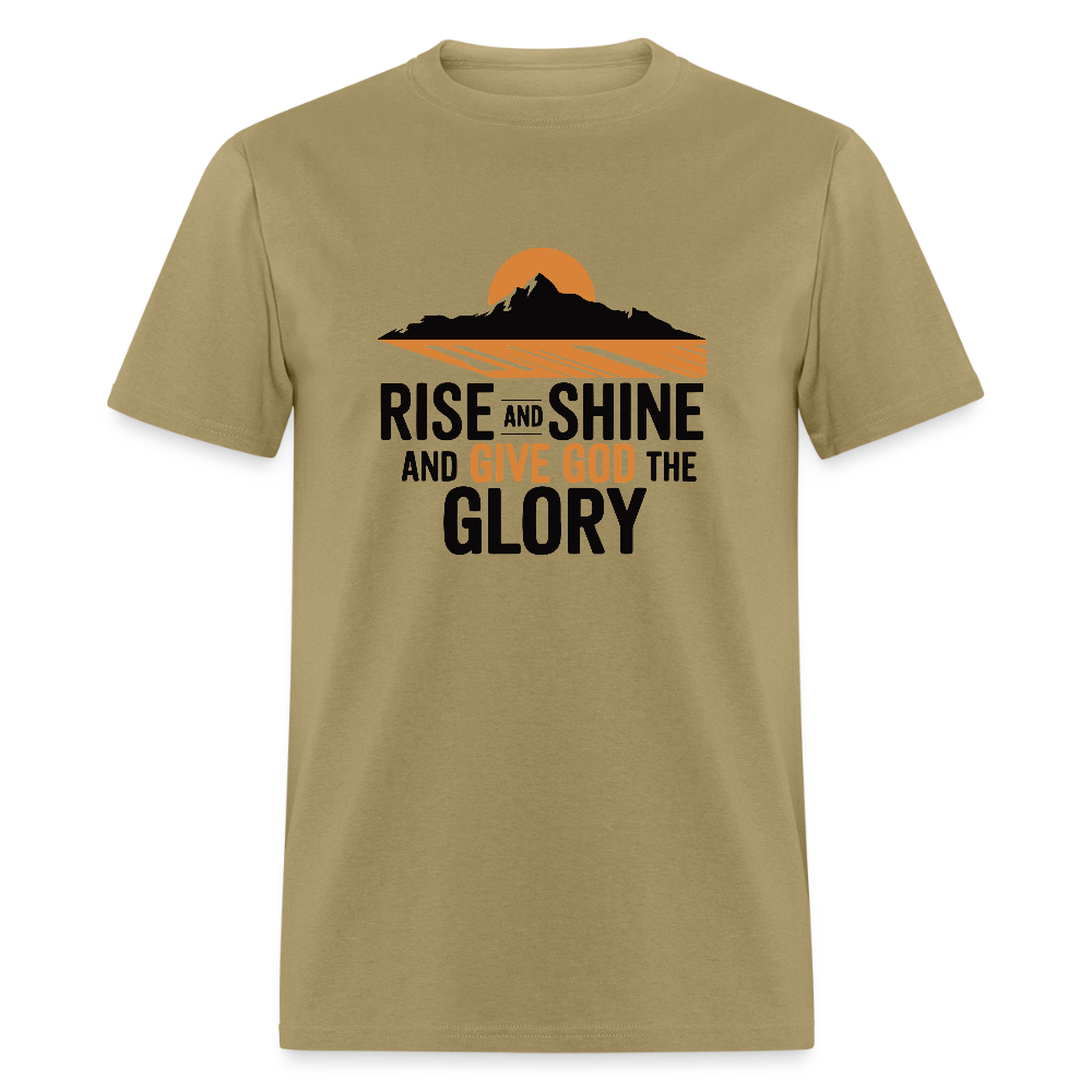 Rise and Shine Christian Unisex Classic T-Shirt - khaki