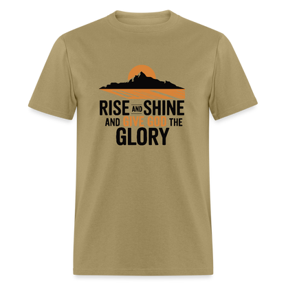 Rise and Shine Christian Unisex Classic T-Shirt - khaki