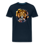 Fearless In Faith Men's Christian Premium T-Shirt - deep navy