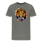 Fearless In Faith Men's Christian Premium T-Shirt - asphalt gray
