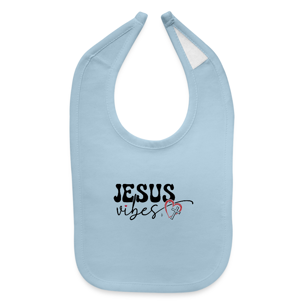 His Vibes Christian Baby Bib - ClaimedbyGodDesigns