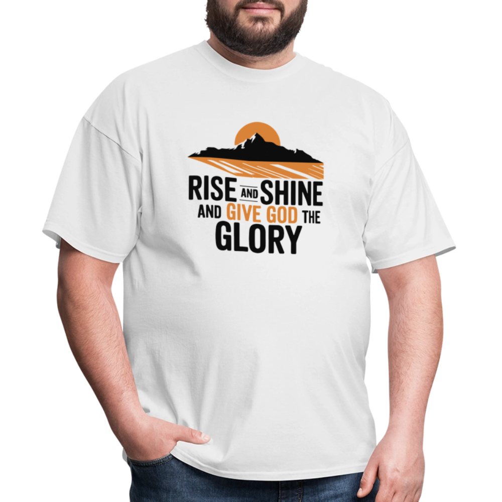 Rise and Shine Christian Unisex Classic T-Shirt - white