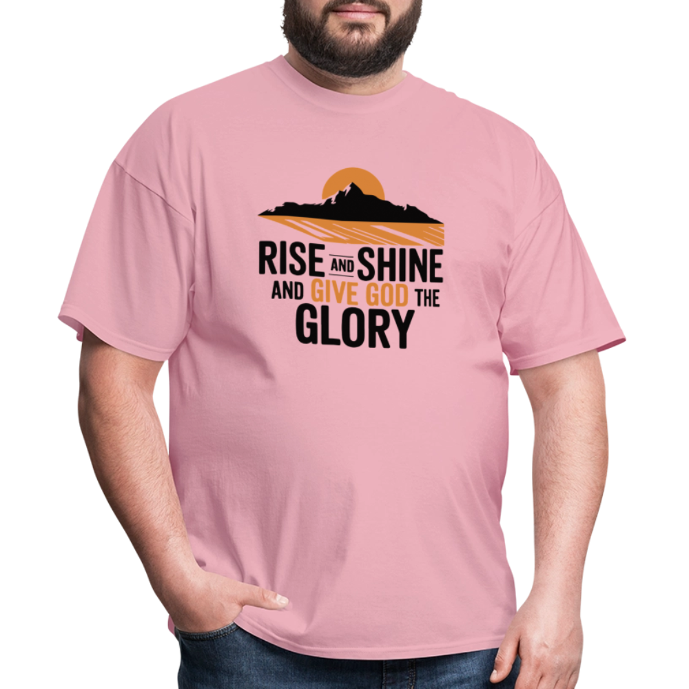 Rise and Shine Christian Unisex Classic T-Shirt - pink