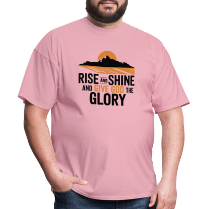 Rise and Shine Christian Unisex Classic T-Shirt - pink