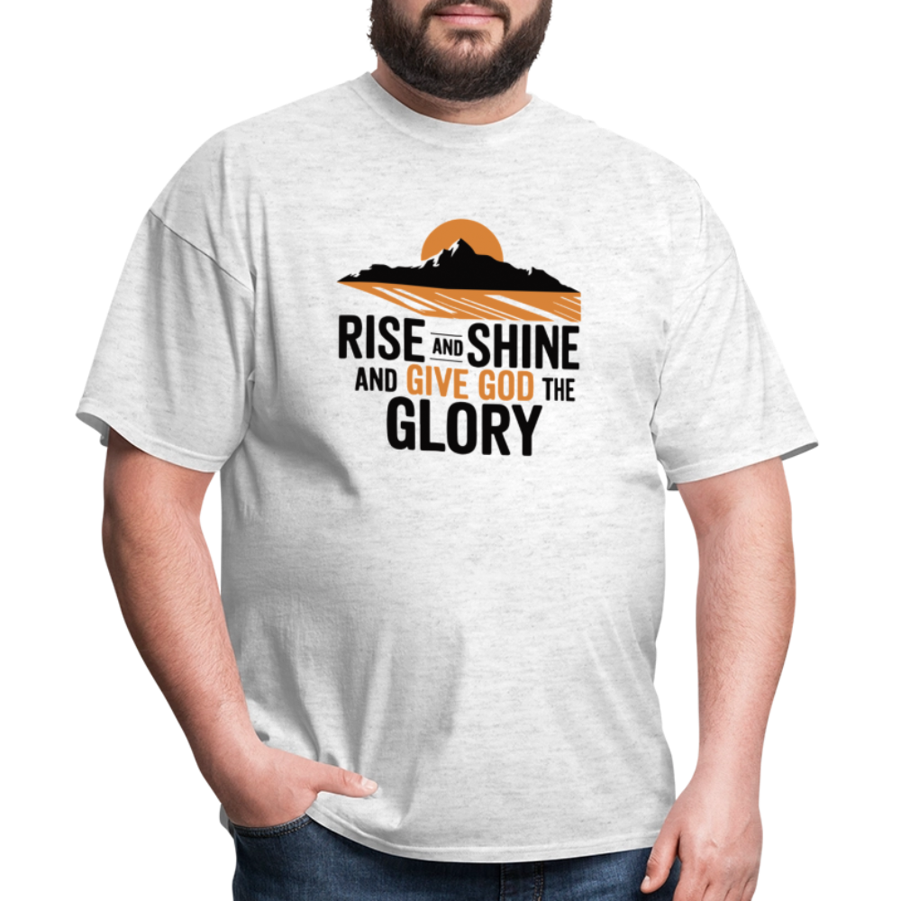 Rise and Shine Christian Unisex Classic T-Shirt - light heather gray