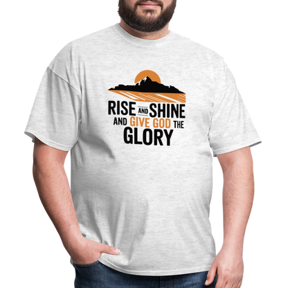 Rise and Shine Christian Unisex Classic T-Shirt - light heather gray