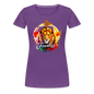 Fearless in Faith Christian Women’s Premium T-Shirt - purple
