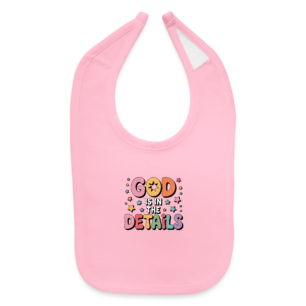 He Is In The Details Christian Baby Bib - ClaimedbyGodDesigns